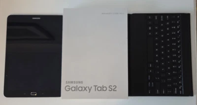 Samsung Galaxy Tab S2 SM-T813 32GB WIFI Black with Samsung Case & Keyboard - Image 1 of 4
