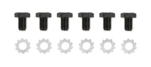 Mr. Gasket 6710 Flexplate Bolts - 7/16-10 x 11/16 Inch - Grade 8 Steel - Black - Picture 1 of 3