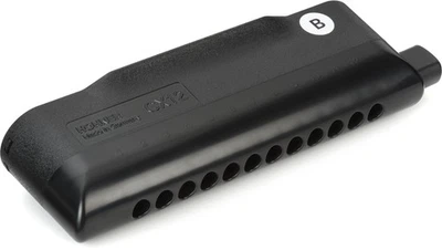 Hohner CX12 Chromatic Harmonica - Key of B, Black - Image 1 of 4