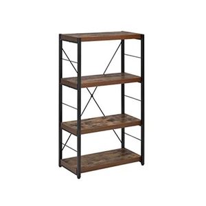 ACME Bob Bookshelf, Weathered Oak Industrial Weathered Oak & Black - Picture 1 of 1