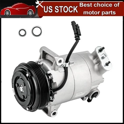 A/C Compressor Fits 2012 2013 2014 2015 2016 2017 Buick Verano 13346496 22895595 - Image 1 of 4