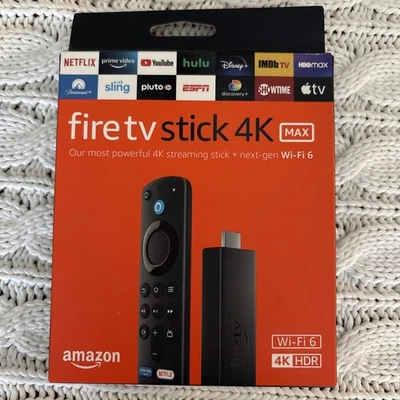 Amazon Fire TV Stick 4K Max Media Streamer - Black (B08MQZXN1X) - Image 1 of 4
