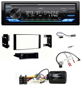 JVC Bluetooth DAB USB Lenkrad Autoradio für Nissan Micra 13-17 schwarz - Bild 1 von 11