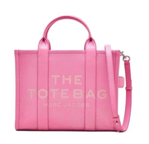 Marc Jacobs The Leather Medium Tote Bag – Petal Pink - Bild 1 von 11