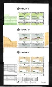 PORTUGAL MNH 1987 EUROPA SHEETS - Picture 1 of 1