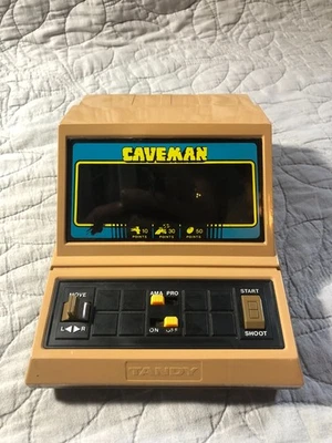 Tandy Caveman Juego Arcade Electrónico de Mesa Probado Funcionando Foto 1 de 4