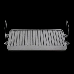 Campfire 2-Burner Reversible Cooking Plate Camping Travel Caravan Cookware 4.5kg - Picture 1 of 2