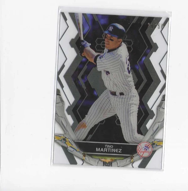 2019 Topps High Tek Black Tino Martinez #39 #'d 25/50 Yankees - Image 1 of 1