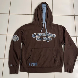 Pressbox UNC Tar Heels Hoodie Women’s Small Brown Blue Distressed Applique 1789 - Picture 1 of 10