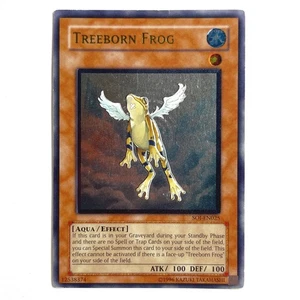 Treeborn Frog MP Ultimate Rare SOI-EN025 Unlimited Yu-Gi-Oh! TCG See Photos - Picture 1 of 4