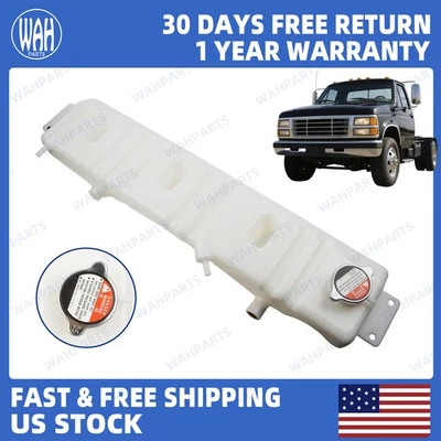 For Ford 1980-1999 F600 F700 F800 Radiator Coolant Overflow Tank F6HZ-8A080-B - Imagem 1 de 4