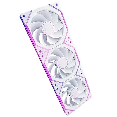 AsiaHorse Nyota Ultra 120mm PC Case Fan  Reversed Blade White - Image 1 of 4