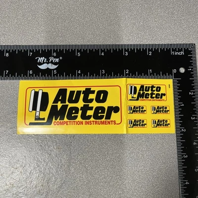 Hoja de calcomanías adhesivas de 6 instrumentos de competición para medidores automáticos Foto 1 de 4