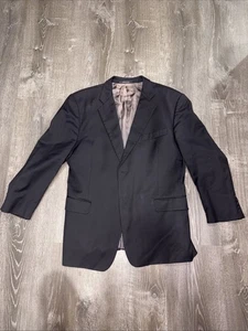 Joseph Abboud Ing Loro Piana Suit Jacket Mens 44s Brown 100% Wool Made In USA - Picture 1 of 17
