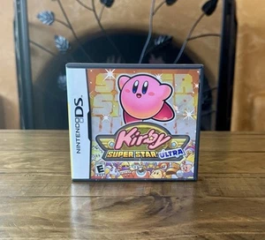 Kirby Super Star Ultra Nintendo DS Authentic Case + Inserts *NO GAME* - Picture 1 of 8
