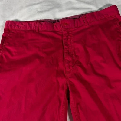 Bermudas Daniel Cremieux para hombre rojo brillante Madison frente plano 9,5" - talla 40 Foto 1 de 4