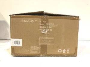 Jonathan Y Herndon JYL6701B 15 in. Chrome 2-Light Clear Glass Semi Flush Mount - Picture 1 of 3