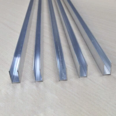 10 x 1m Aluminum Holder Channel Track Clips for 6x12mm LED Silicone Rope Light - Image 1 of 4