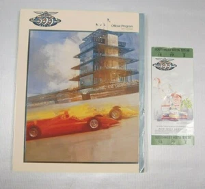 Programa Indianapolis 500 2000 84th Running - Muy buen estado - Con talón de boleto - Imagen 1 de 3