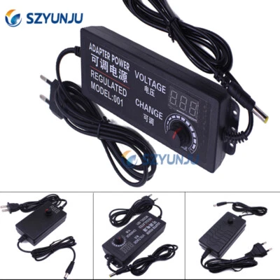 adjustable power supply chargers DC 1-36V AC100-240V Converter adapter switching - Image 1 of 4