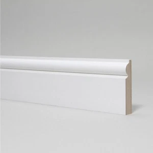 Skirting Board White Primed MDF Torus 94 x 18 x 2700mm - Picture 1 of 1