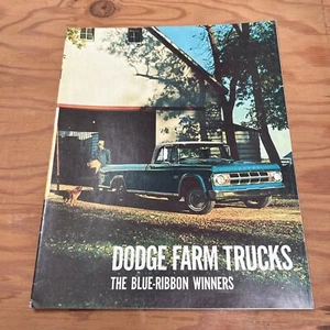 Vintage Dodge Farm Trucks Advertising Sales Brochure 1968 Blue Ribbon Winners - Picture 1 of 11