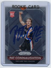 2015 Pat Connaughton signed Rookie Card Panini Prizm #333 AUTO RC Milwauke Bucks