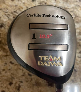 TEAM DAIWA 10.5 DEGREE DRIVER WOOD NEW RH REGULAR FLEX NOS CARBITE TECHNOLOGY - Picture 1 of 11