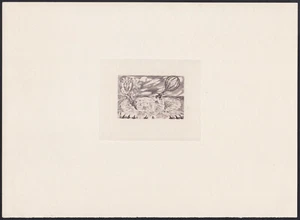 France 1946 Vignette, Balloon Post 75th Anniv. Siege of Paris 1870, Die Proof 09 - Picture 1 of 1