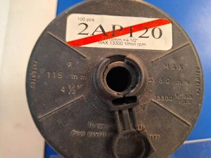 SHUR-KUT 11724 100 RESIN FIBRE DISCS 4-1/2" 120 GRIT 2AP120 NEW OLD STOCK - Picture 1 of 3