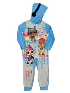 LOL Surprise Girls Dance Your Heart Out Blanket Sleeper Union Suit Pajamas 4-5 - Picture 1 of 1