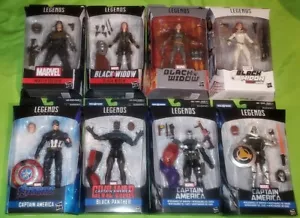 Lote de leyendas de Marvel Lote Walmart digno capitán América viuda negra soldado de invierno + - Imagen 1 de 9