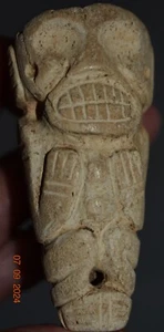 ANCIENT TAINO RITUAL HULLUCINAGINIC BONE SNUFFER  2-3" - Picture 1 of 4