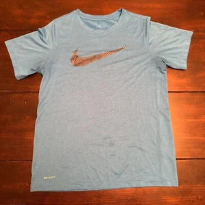 Nike Boy's Blue T-shirt - Large - Picture 1 of 4