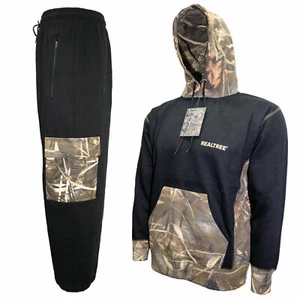 Men's Jungle Print Overhead Tracksuit Camouflage Realtree Hoodie & Joggers S-XXL - Picture 1 of 5