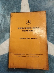  MERCEDES W187 220A Owners Manual Ed. B -Rare Emergency Duplicate 1955 - Picture 1 of 5