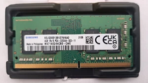 Samsung M471A5244CB0-CWE 4GB DDR4-3200 PC4-25600 SODIMM Memory Module - 1 of 2 - Afbeelding 1 van 2