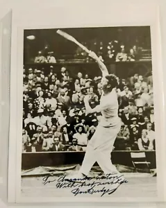 Don Budge Tennis Grand Slam Gewinner signed handsigniertes 8x10" Foto  - Bild 1 von 4