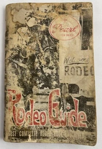1968 PEARL Beer RODEO GUIDE Snibbe Sports 96 Pages Records Winnings Photos RARE! - Picture 1 of 17
