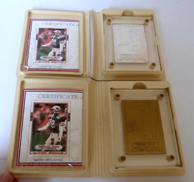 Highland Mint Michael Irvin Silver & Bronze RC Matching Numbers Set #204 - Image 1 of 4