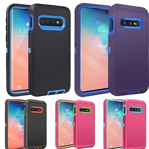 Für Samsung Galaxy S10/S10e/S10+ Hybrid Stoßfest Hülle Robust Handy Cover - Bild 1 von 17