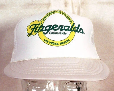 vtg 80s Fitzgerald's Las Vegas Casino Snapback Trucker Hat Cap mesh/foam punk - Image 1 of 4
