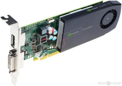 PNY NVIDIA Quadro 410 512MB DDR3 DVI Display Video Card - Image 1 of 3