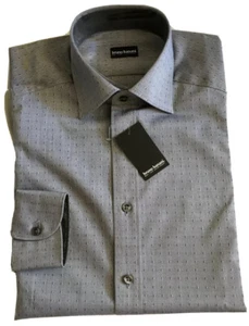 "bruno banani"   Jungenhemd Herrenhemd Jungen Herren Hemd langarm grau 35/36 neu - Bild 1 von 3