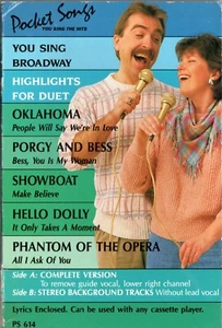 POCKET SONGS YOU SING BROADWAY DUETS CASSETTE KARAOKE WITH LYRICS! PS 614! - Picture 1 of 3