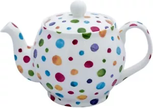 Stylist Bone China teiera 4 tazze con design chintz a pois - Foto 1 di 1