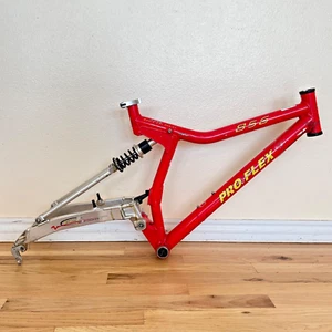 Vintage Pro Flex 856 MTB Mountain Bike Frame 14" Full Suspension Small Retro - Picture 1 of 13