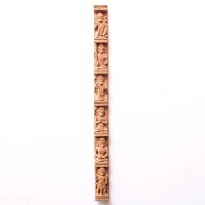 Antique Hanuman Statue Vintage Carving Vertical Wall Hanging Panel Temple Art - Picture 1 of 7