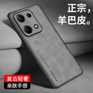 Para Xiaomi Redmi Note 14S, Lujo Negocios Retro Cuero Goma Suave Estuche Cubierta - Imagen 1 de 11