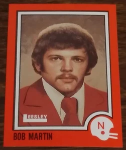 Bob Martin #87 Defensive End Nebraska 1973-75 (Leesley Trading Card) - Picture 1 of 2